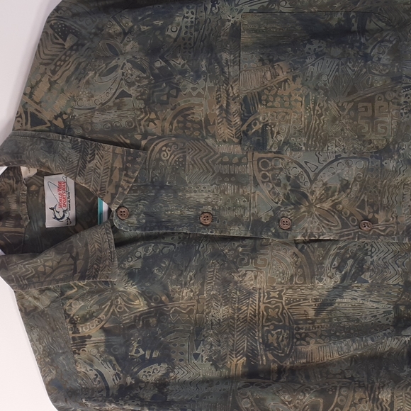 World Wide Sportsman Fishing  Casual Button Down Shirt Men's Size Medium - Picture 1 of 16